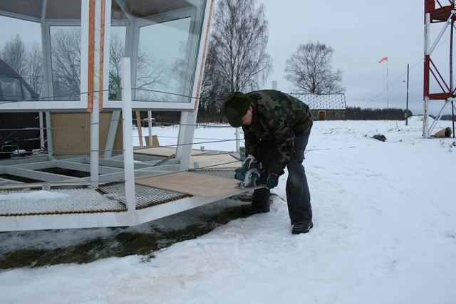 Õunake lõikus plaate mõõtu...